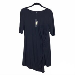 NWT Vision 155 Dillard's Black Asymmetrical Top S